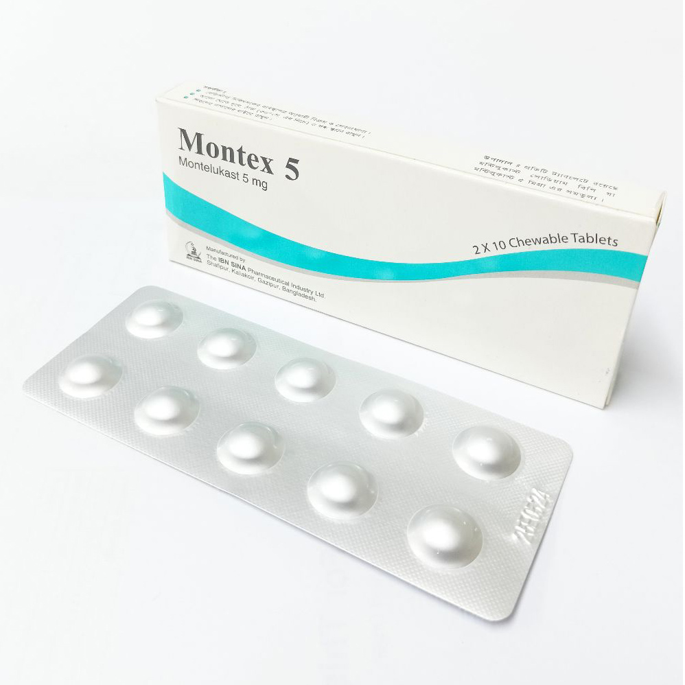 montex-5-mg-chewable-tablet